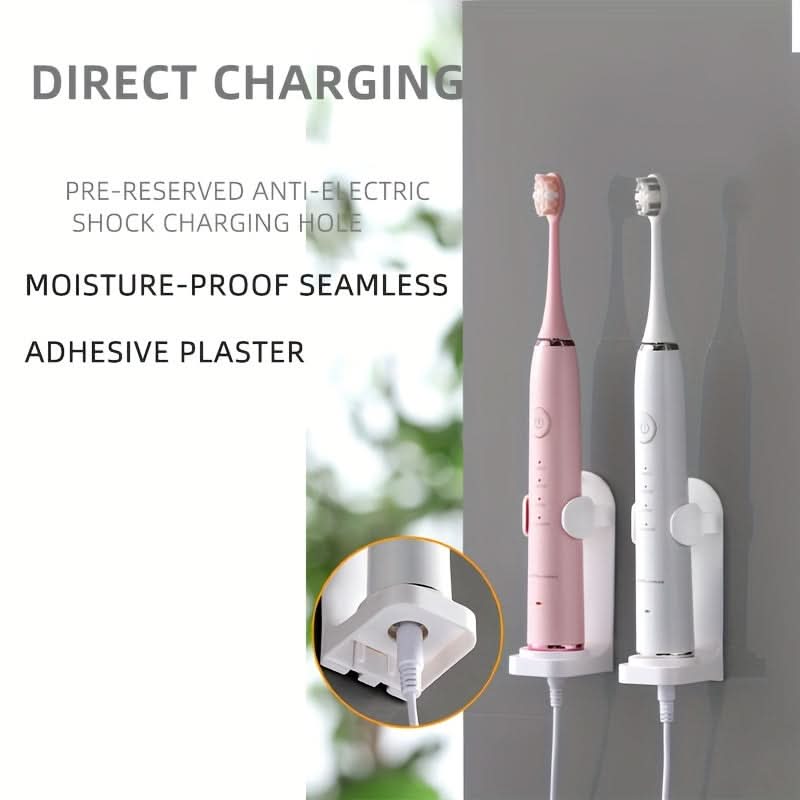 Adjustable Wall-Mounted Electric Toothbrush Holder