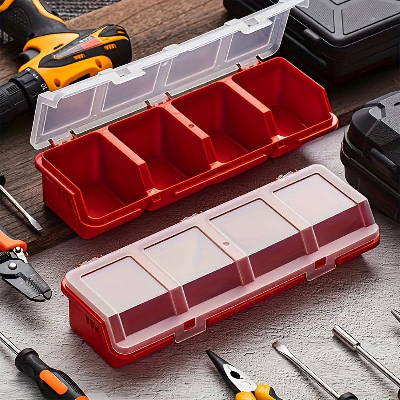 4-Compartment Small Parts Organizer Box
