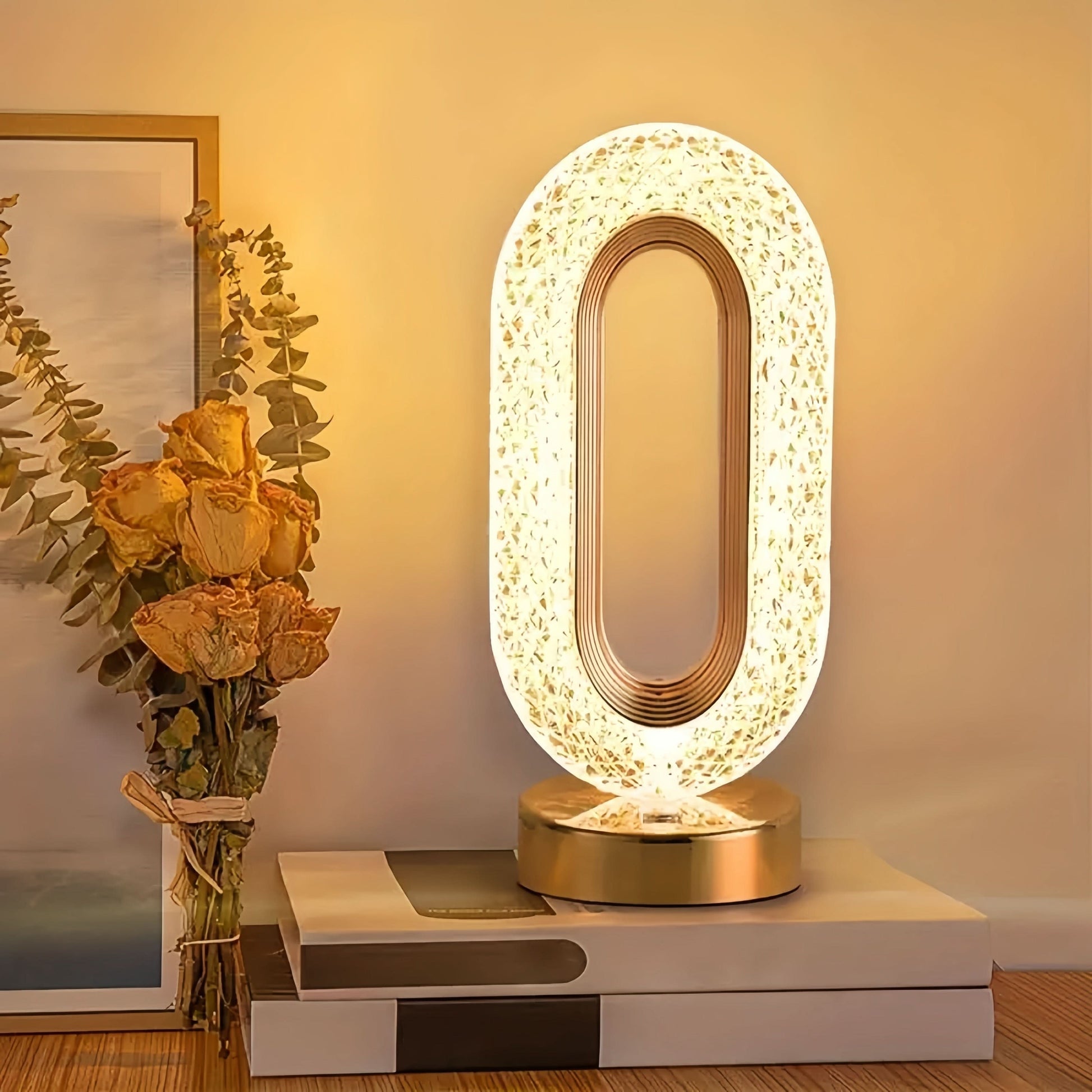 USB Charging LED Desk Lamp, 3-Color Dimmable
