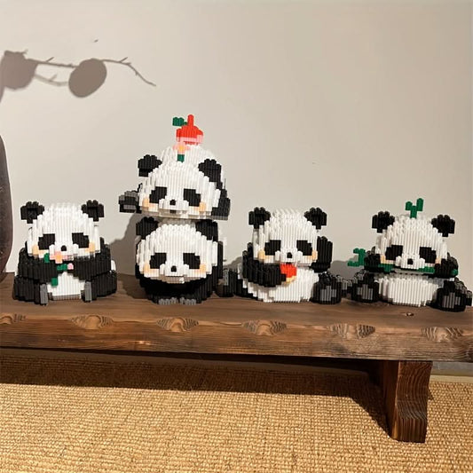 Panda 3D Puzzle Model Kit - DIY Cartoon Animal Assembly Toy
