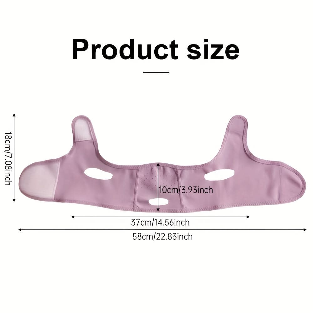 V-Face Sculpting Belt - Ultra-Thin Breathable Lifting Mask for Women