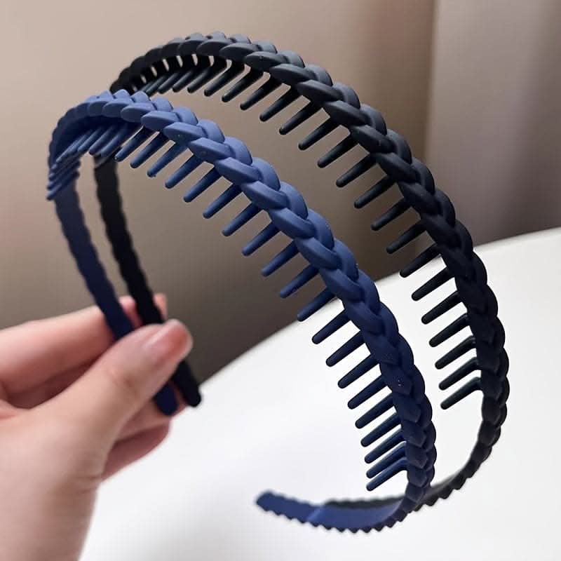 Solid Color Non-Slip Braided Head Band – Trendy Hair Hoop