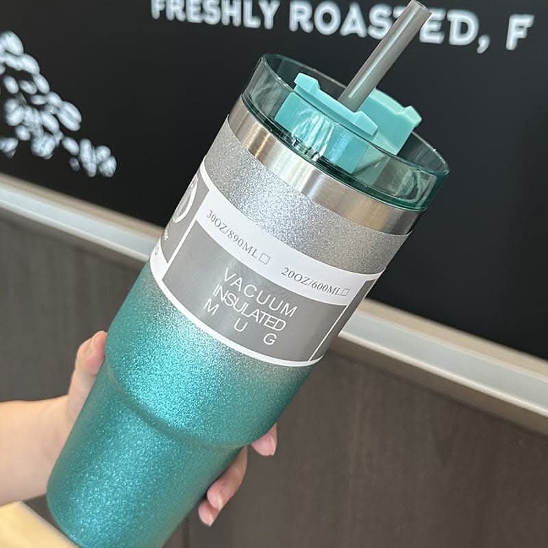 30 Oz Stainless Steel Insulated Bottle – Keeps Drinks Hot or Cold for Hours