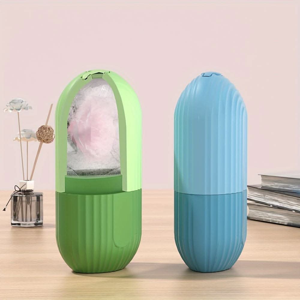 Silicone Facial Ice Roller for Skin Glow & De-Puffing