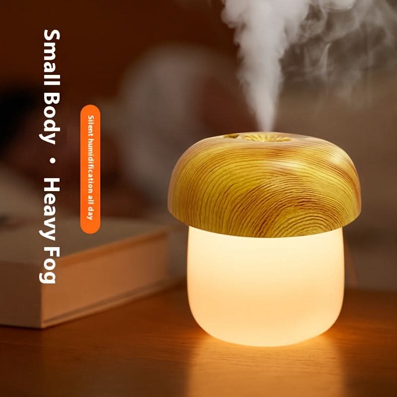Wood Grain USB Mushroom Air Humidifier