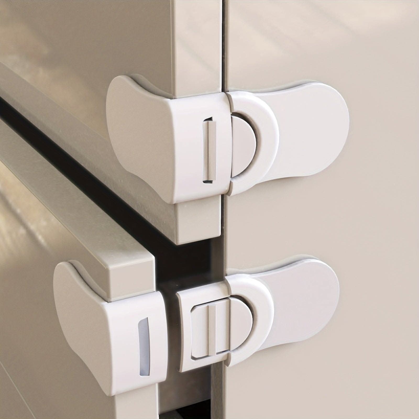 5-Piece Baby Safety Locks - Easy No-Drill Installation