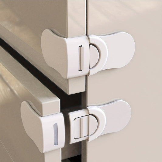 5-Piece Baby Safety Locks - Easy No-Drill Installation