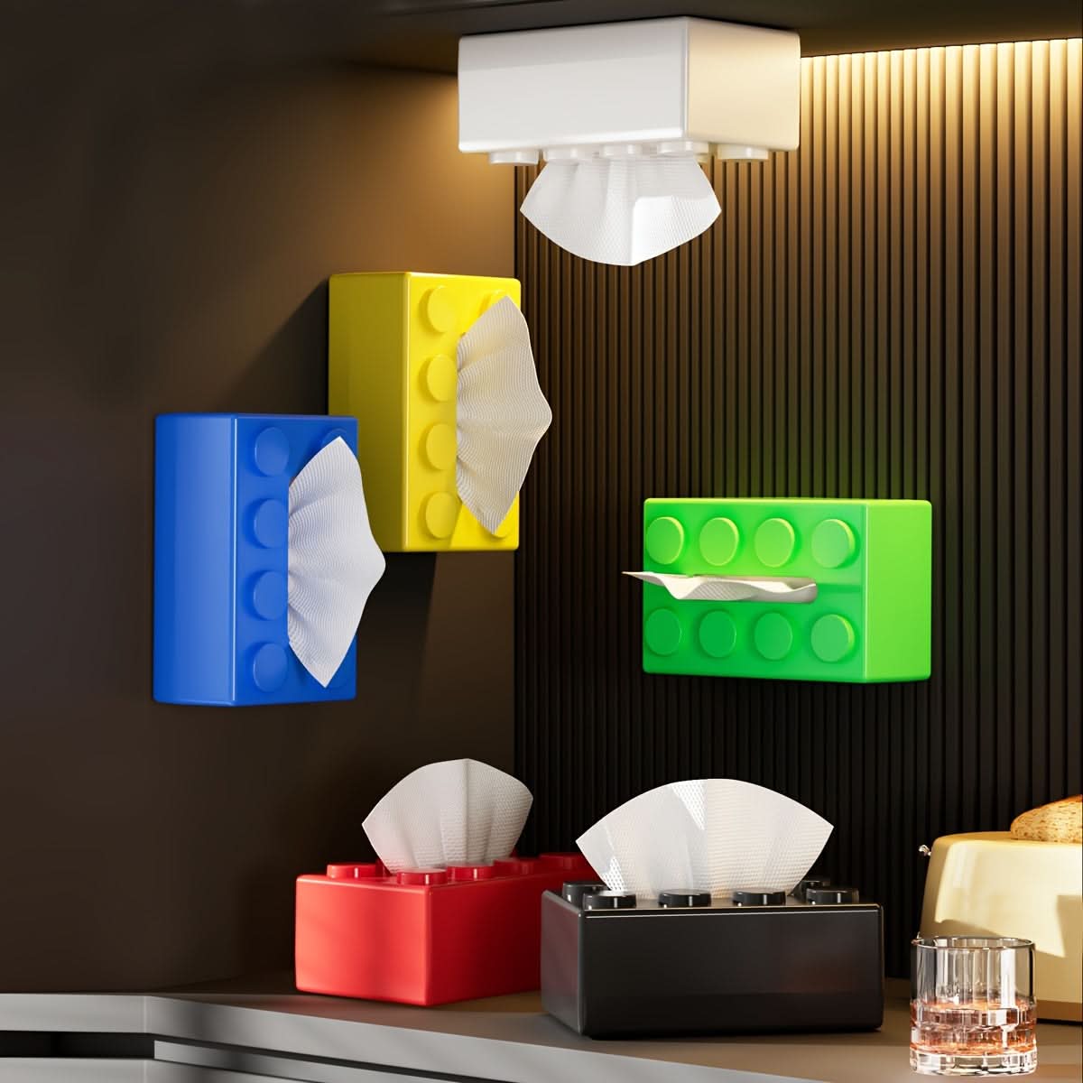 Decorative Wall-Mounted Tissue Box Holder