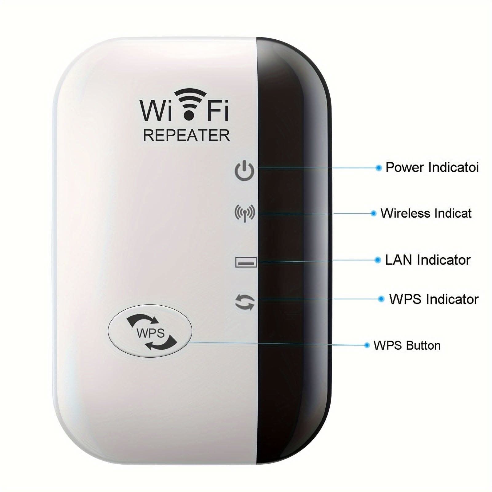 5000sq.ft WiFi Extender Signal Booster - Long Range Amplifier