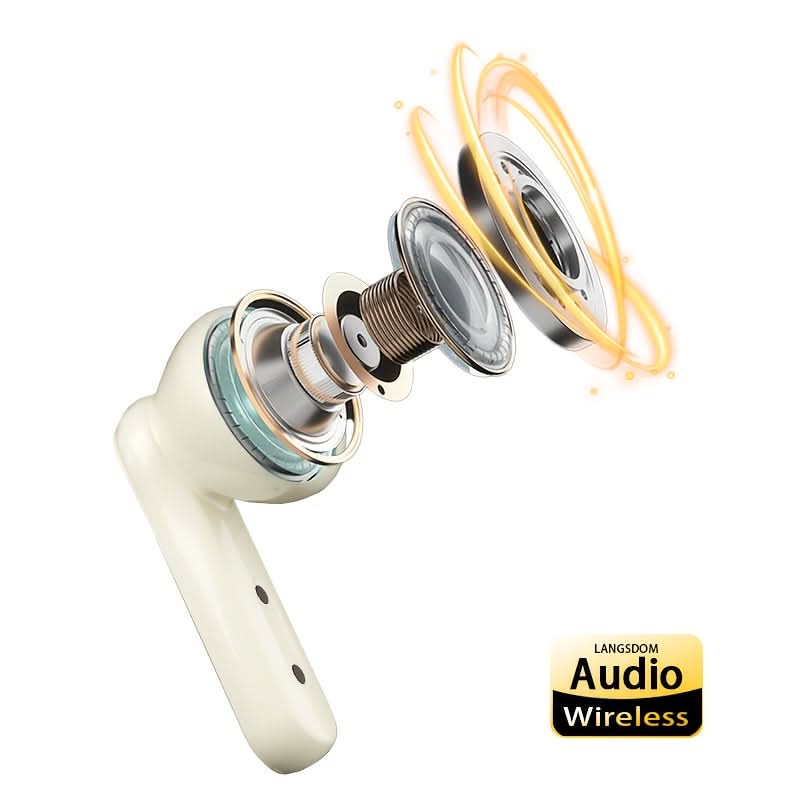 Wireless Earbuds with Active Noise Cancellation, 20H Playtime