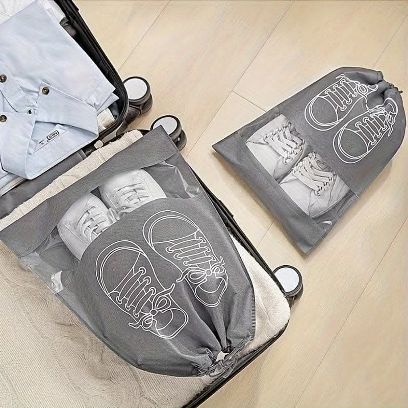 Travel Shoe Storage Bags – Mold Proof, Dustproof, Transparent & Portable