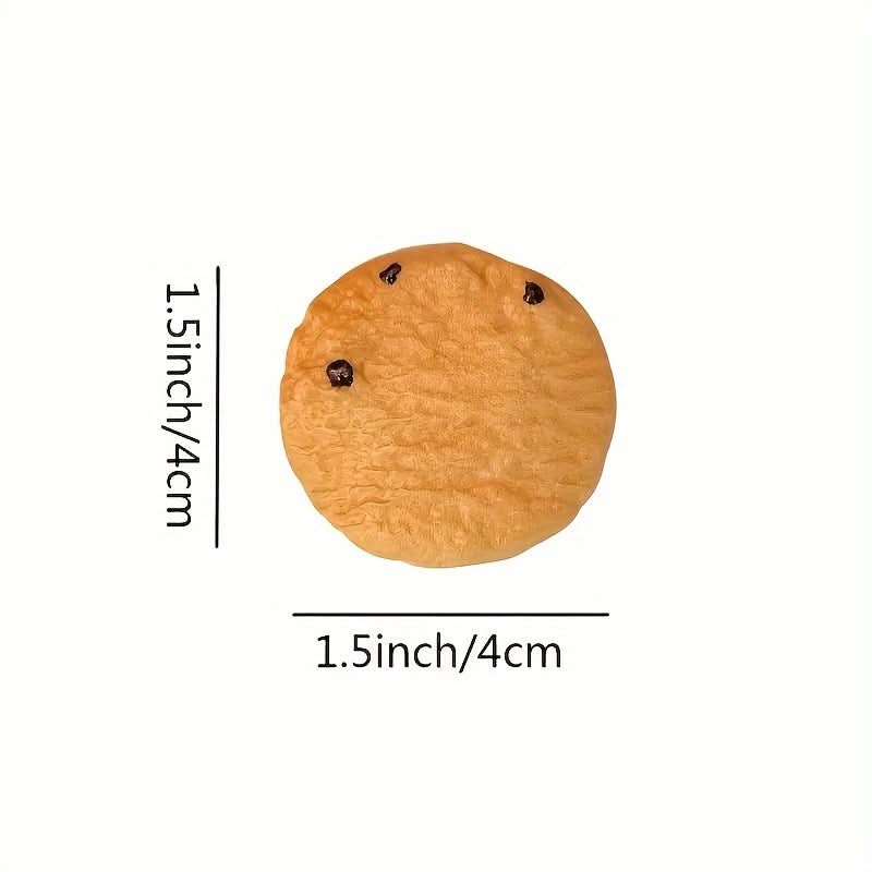 6PCS Cute Cookie Simulation Hair Clips Set