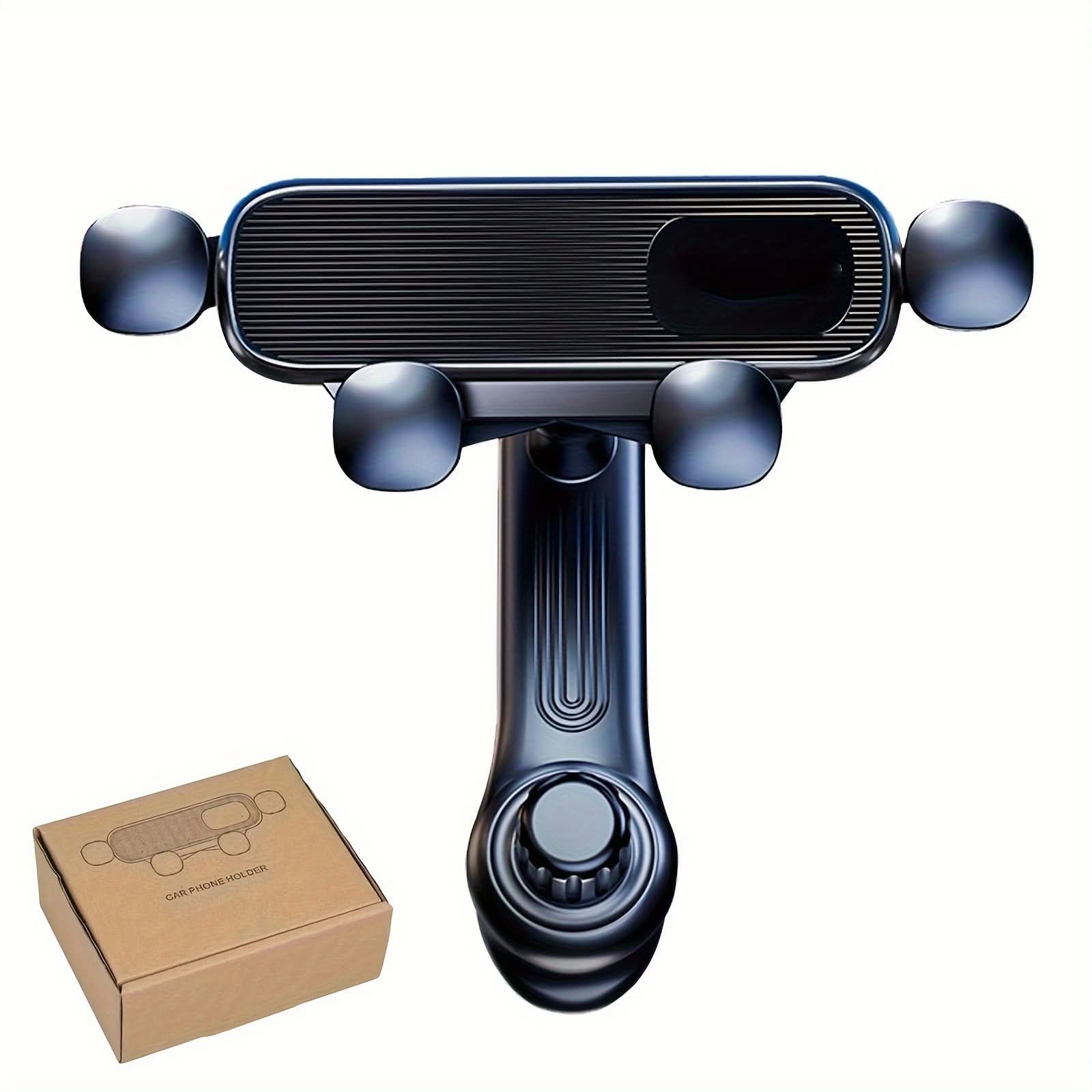 360° Rotatable Invisible Air Vent Mount Car Phone Holder- Retractable & Adjustable