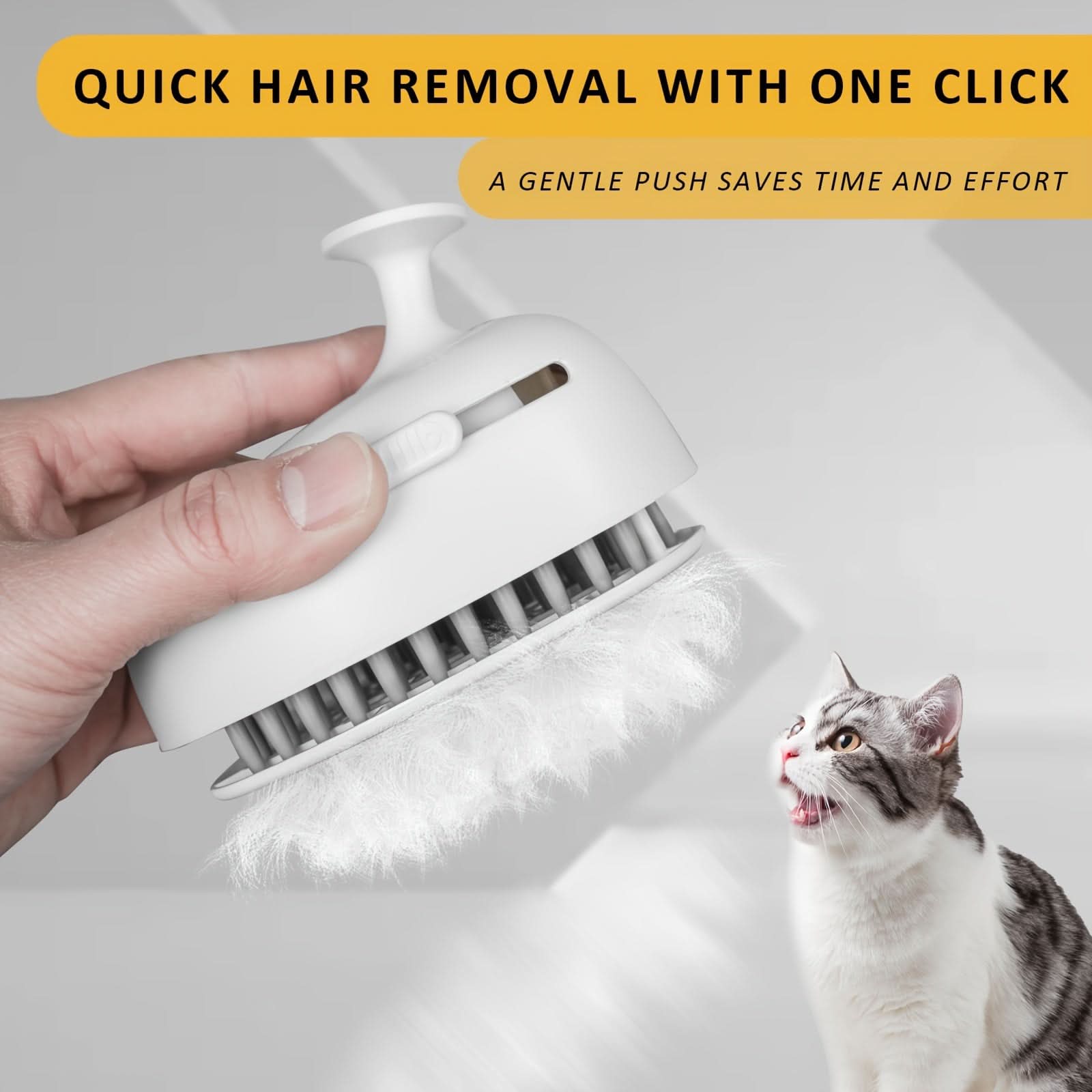 USB Rechargeable Pet Grooming Brush with Spray