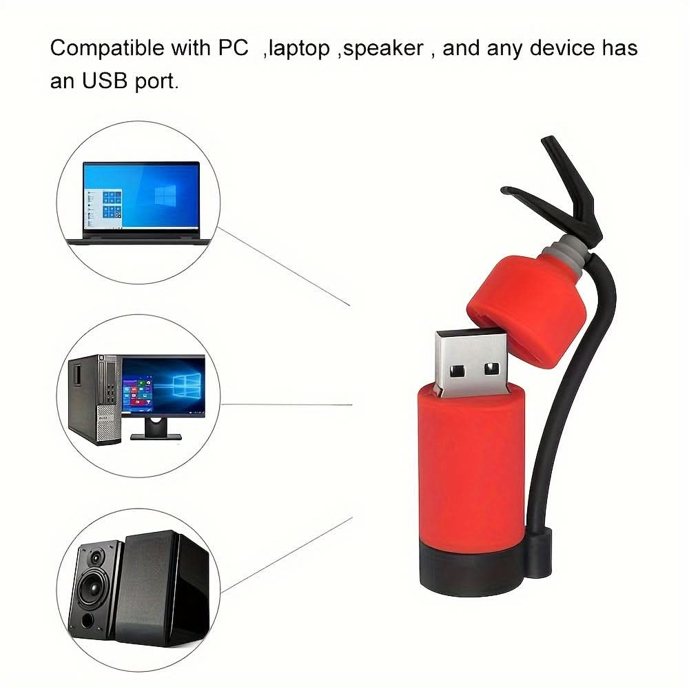 Fire Extinguisher USB 2.0 Flash Drive - 256 MB