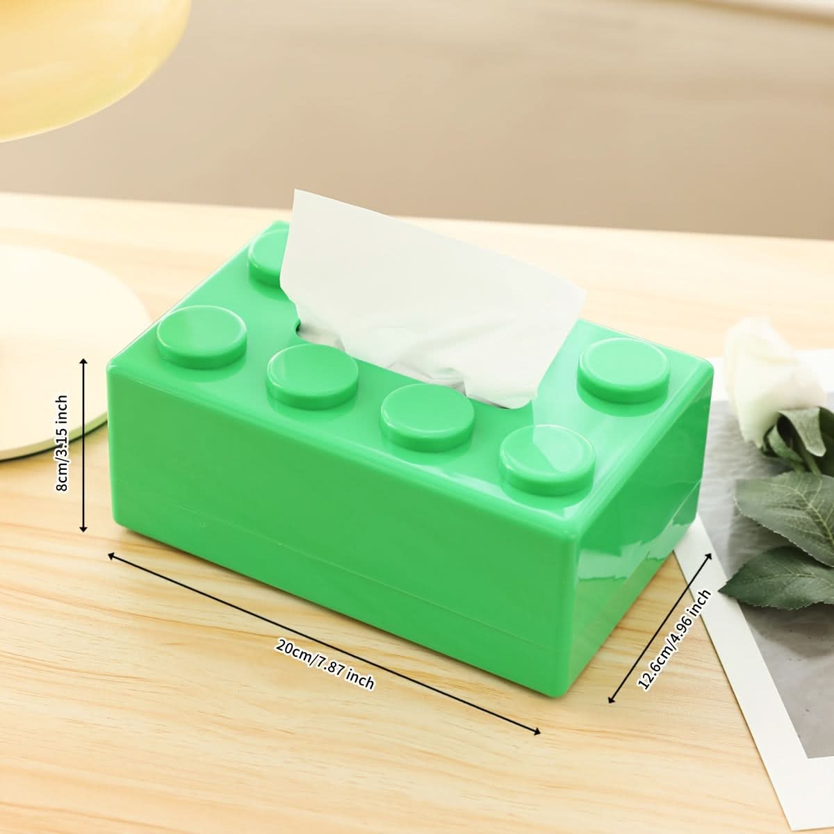 Decorative Wall-Mounted Tissue Box Holder