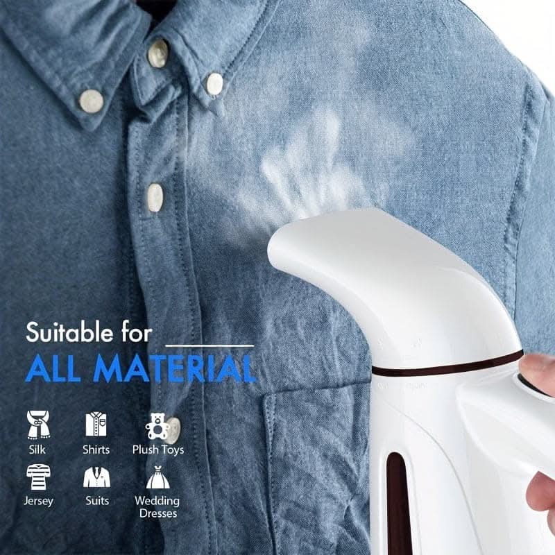 Rapid Heat-Up Handheld Garment Steamer - Ultra-Powerful & Portable
