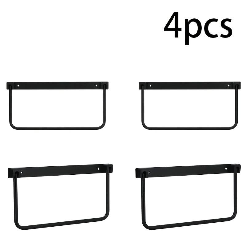 4pcs Iron Folding RV Shoe Rack - Wall-Mounted Space-Saving Organizer