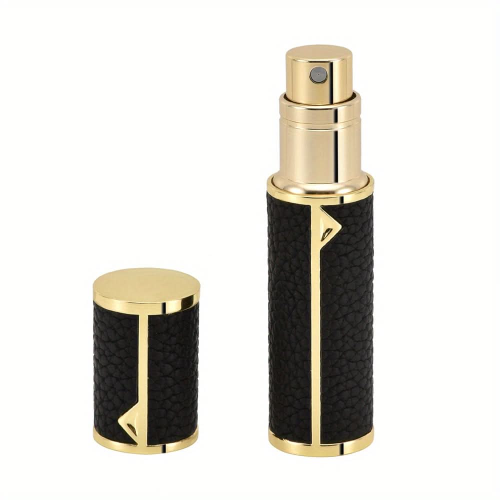 5ml Refillable Leather Perfume Atomizer - Leak-Proof Travel Spray Bottle
