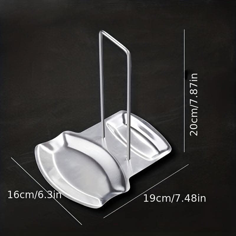 Large Capacity Pot Lid Rack with Drain Tray - Space-Saving Organizer