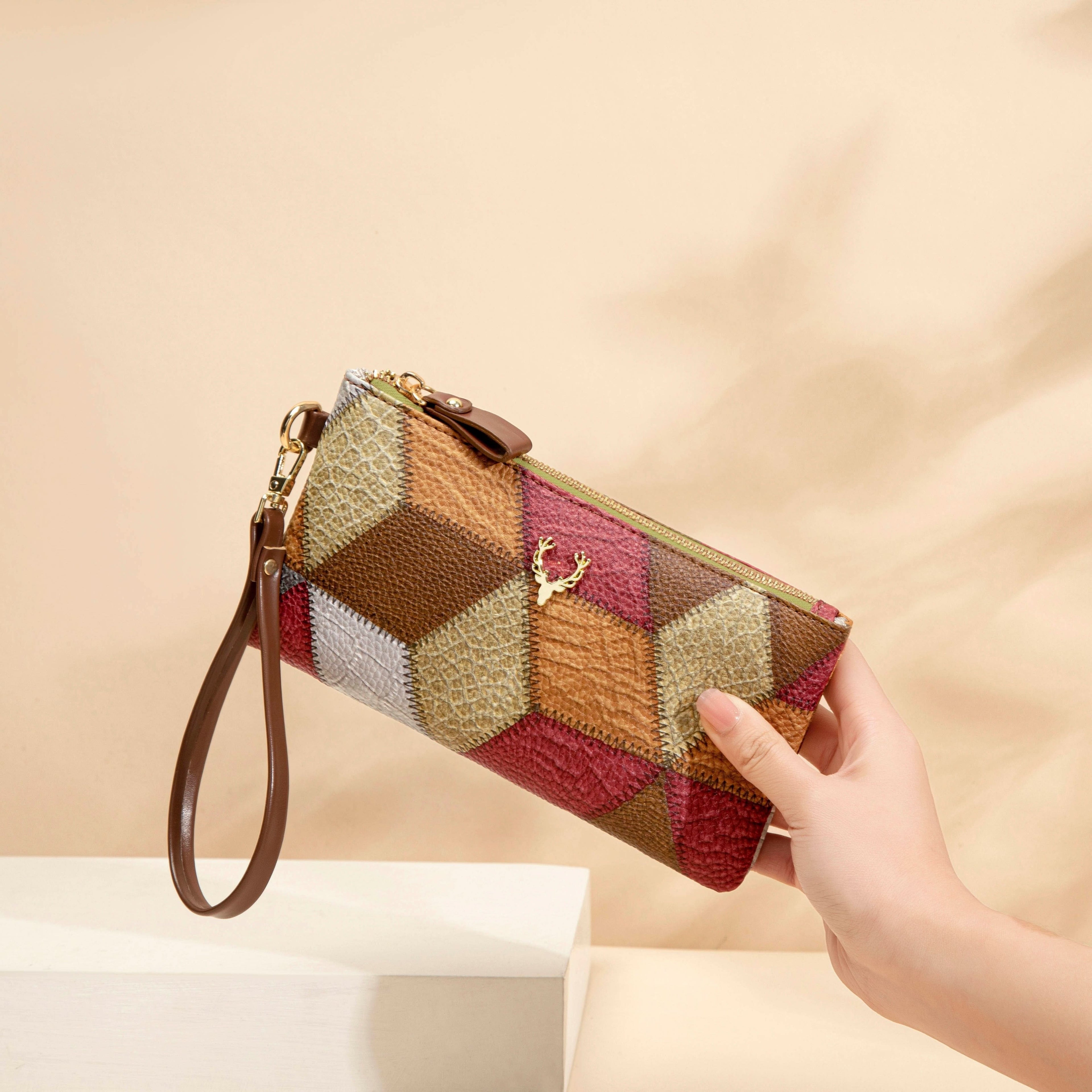 Trendy Ethnic Small Phone Purse Wallet – Ultra-Stylish Mobile Carrier with Wristlet