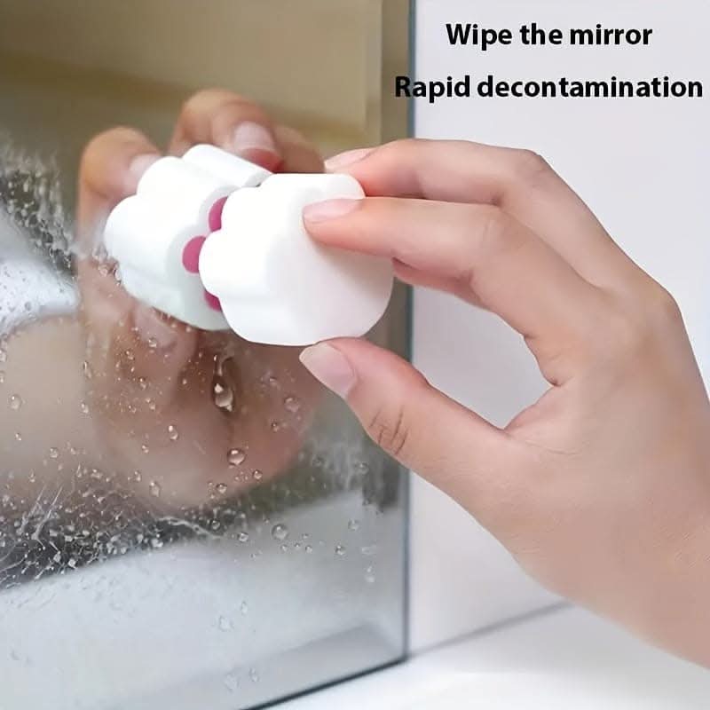 Streak-Free Mirror & Faucet Cleaner – Magic Sponge for Spotless Surfaces
