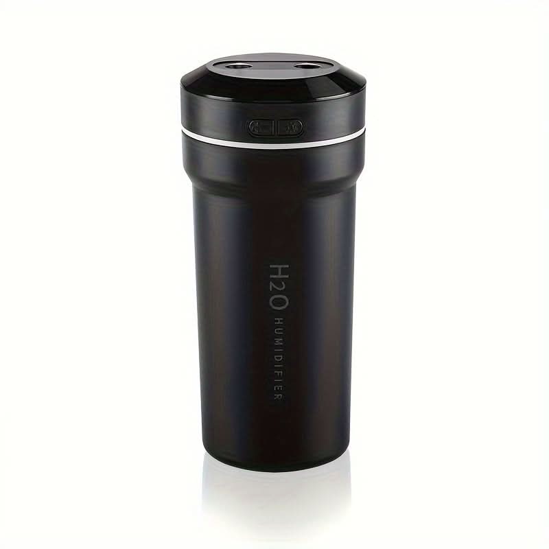 USB Music Rhythm Humidifier with LED Lights – Portable for Car & Bedroom