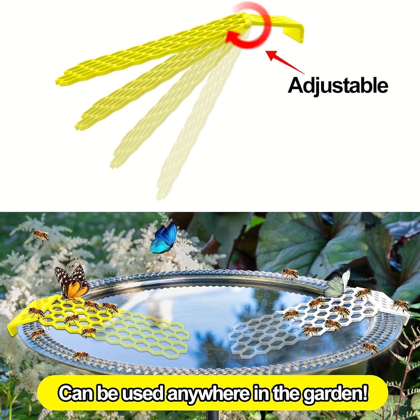 2pcs Bee Waterer with Floating Ladders