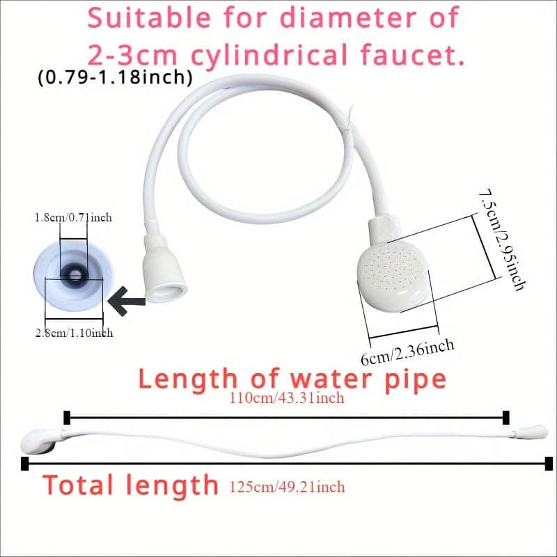 Easy-Install Multi-Purpose Faucet Shower Attachment