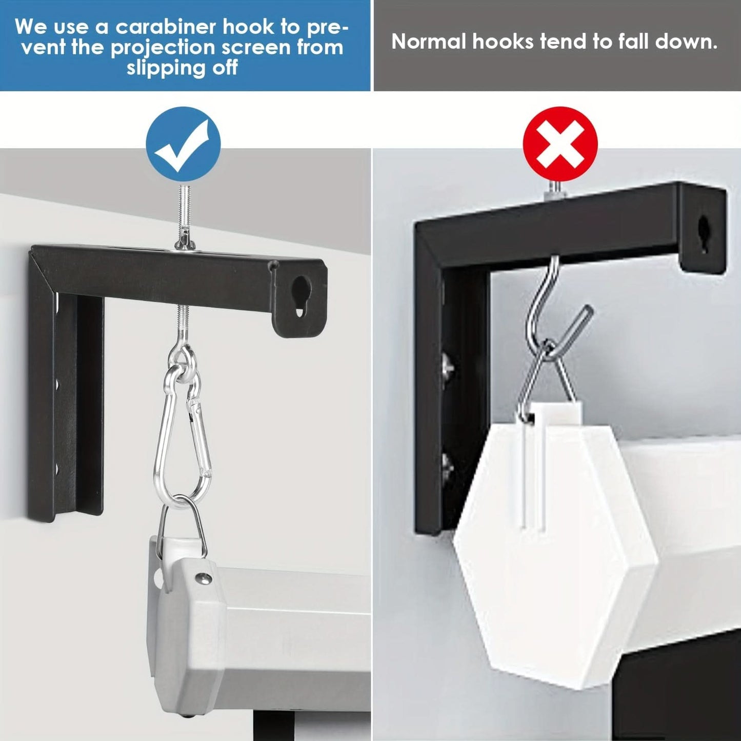 Adjustable 6-Inch Projector Screen Wall Mount