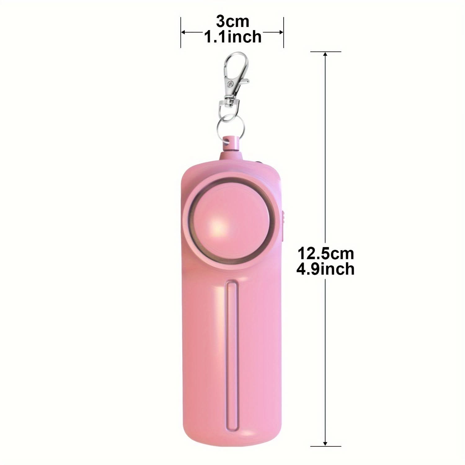 130dB Personal Safety Alarm Keychain with Light