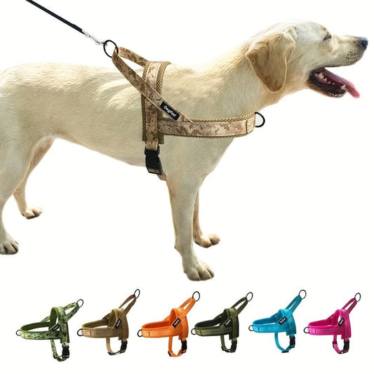 Reflective No-Pull Adjustable Dog Harness for All Sizes