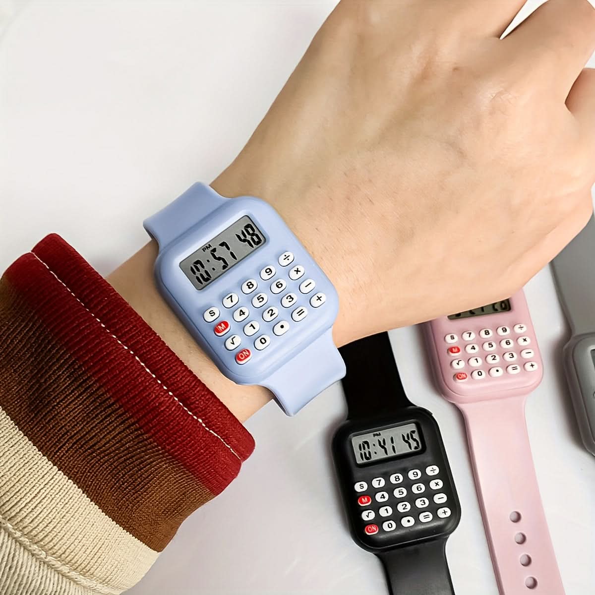 7-Piece Electronic Watch with Calculator & Display