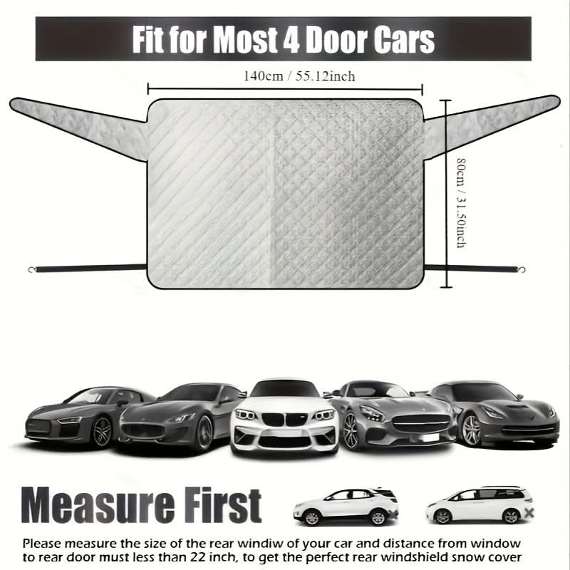 UV Blocking Rear Window Sunshade – Durable Heat & Snow Protector