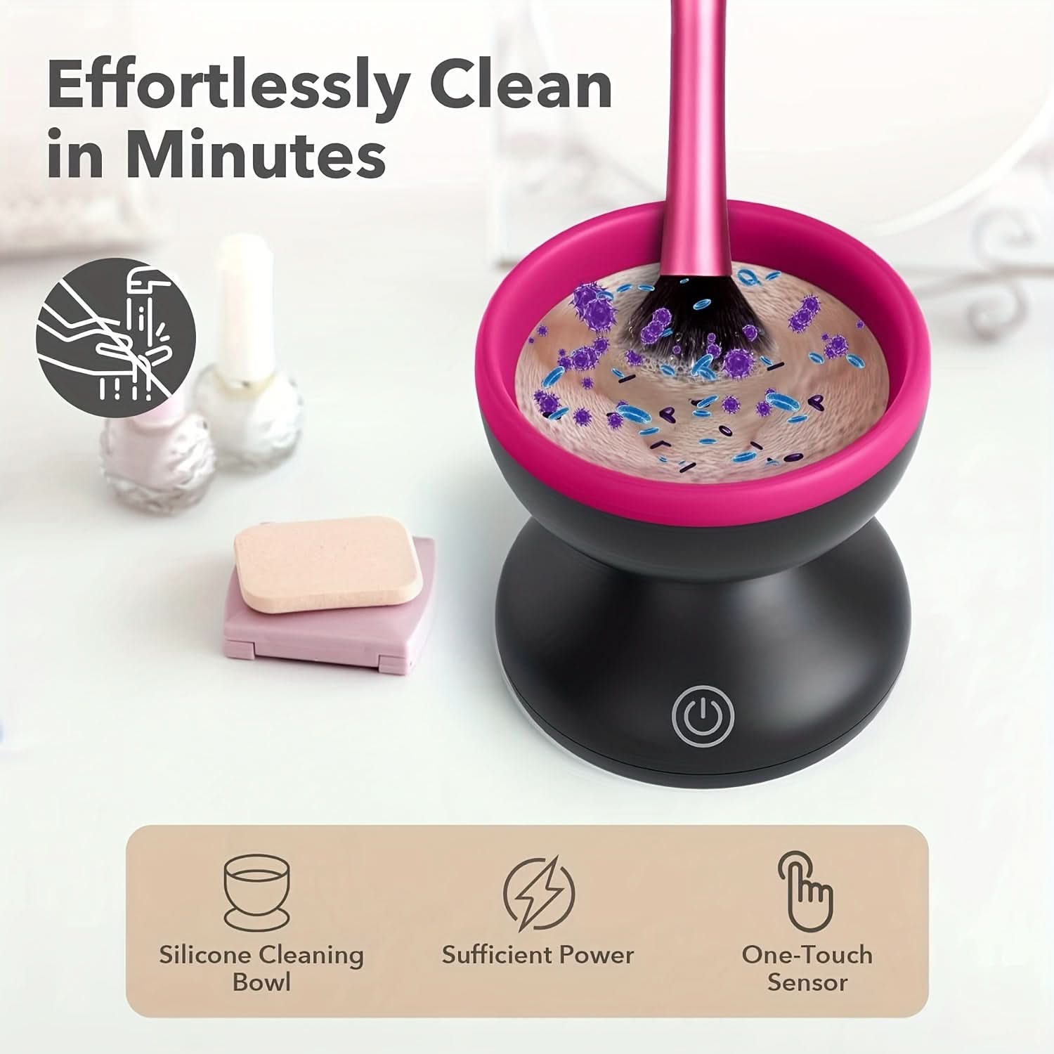 Electric Makeup Brush Cleaner & Dryer