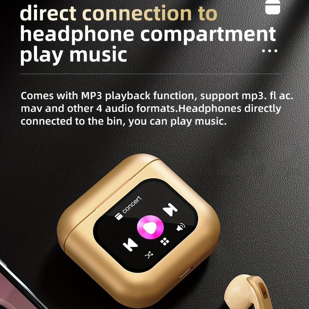 True Wireless Earbuds with Smart Touch Screen