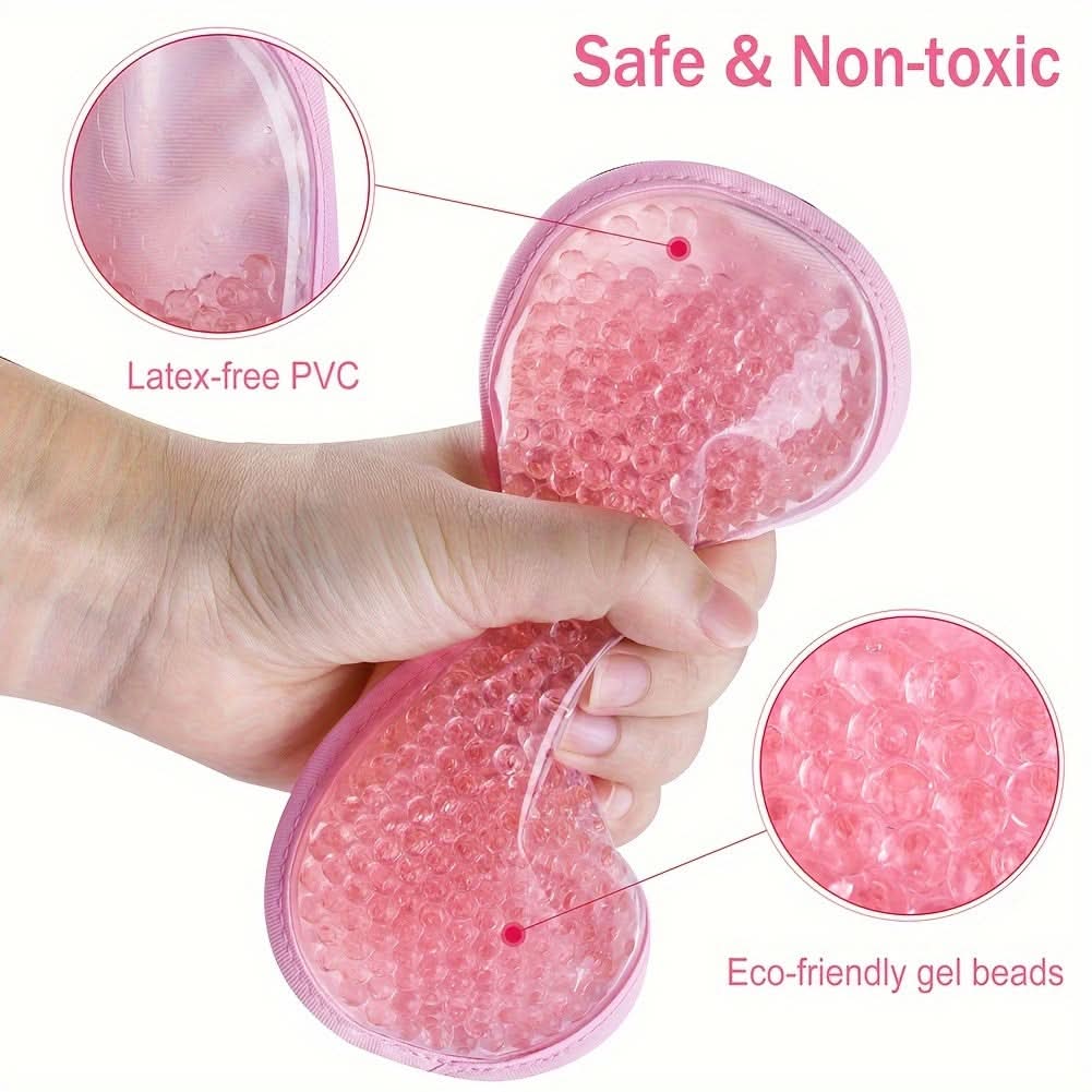 Gel Eye Mask for Puffy Eyes, Dark Circles & Migraines – Hot/Cold Therapy