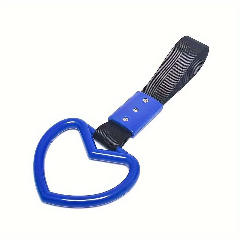 Heart Ring Drift Charm Strap – Front Tow Hook Car Decoration