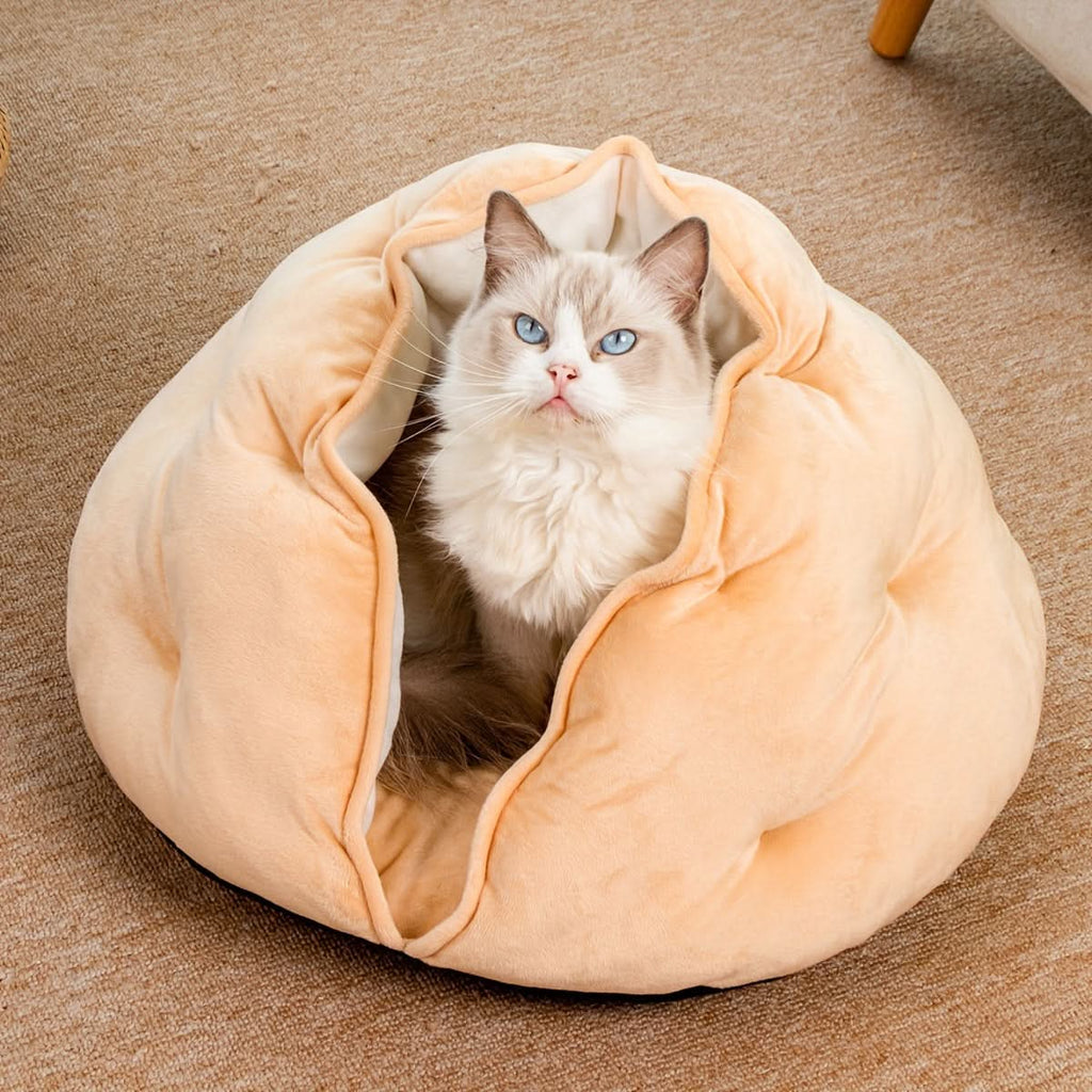 Velvet Cat Nest – Warm & Cozy Bed