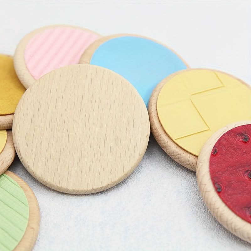 Wooden Sensory Matching Game for Toddlers – Color Recognition & Memory Training Toy