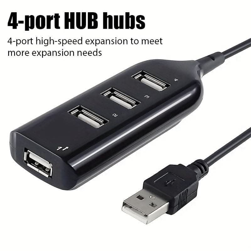 4-Port High-Speed Micro USB Hub 2.0