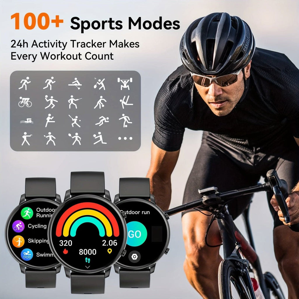 Women's 1.39'' Smartwatch – Wireless Call, Voice Assistant, and 100+ Sports Modes