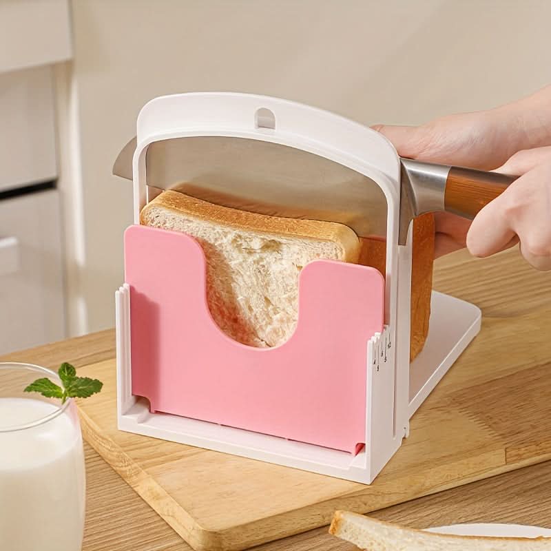 No-Power Semi-Automatic Bread Slicer – Easy Slice Toast Cutter