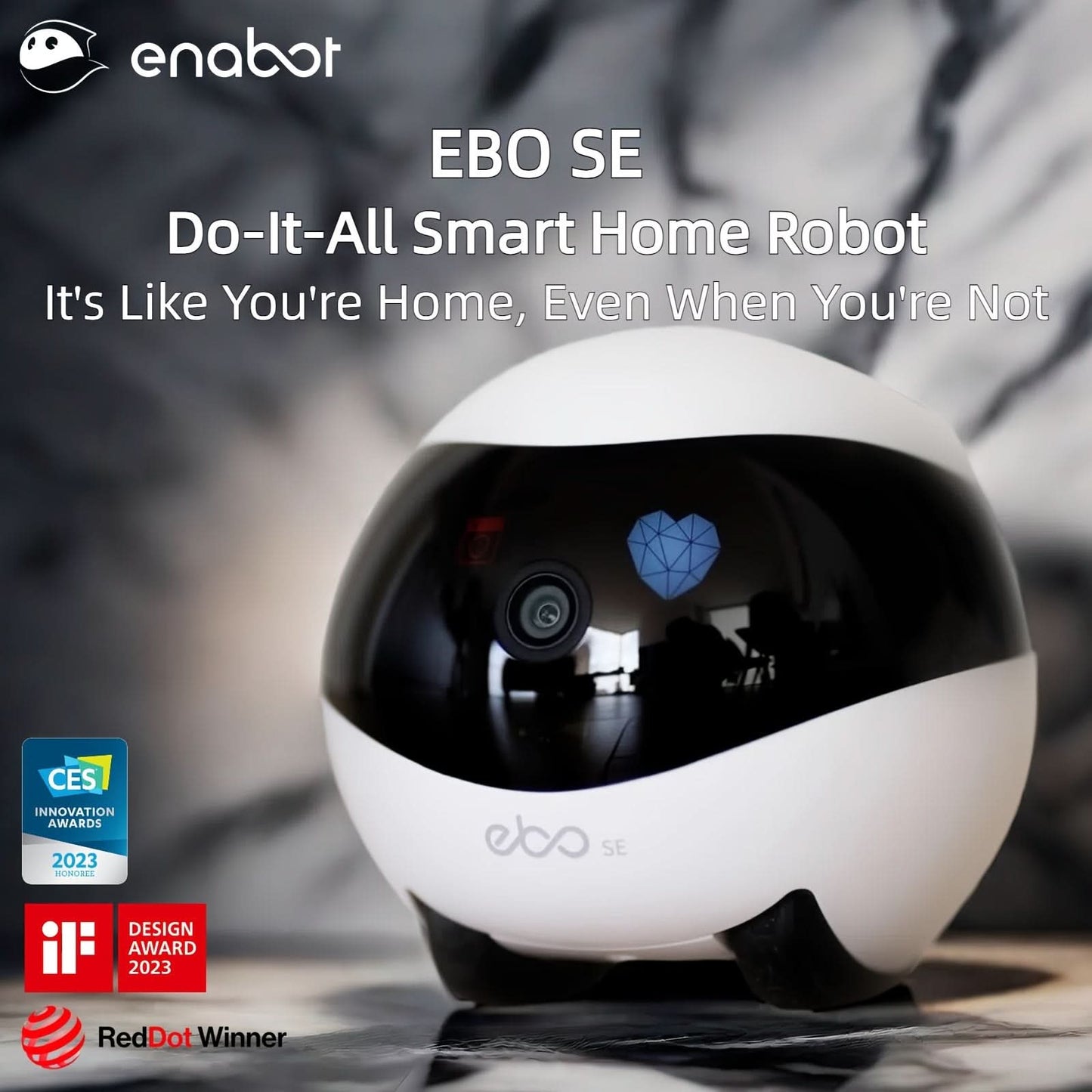 Enabot EBO Movable Smart Robot Camera, 1080P HD