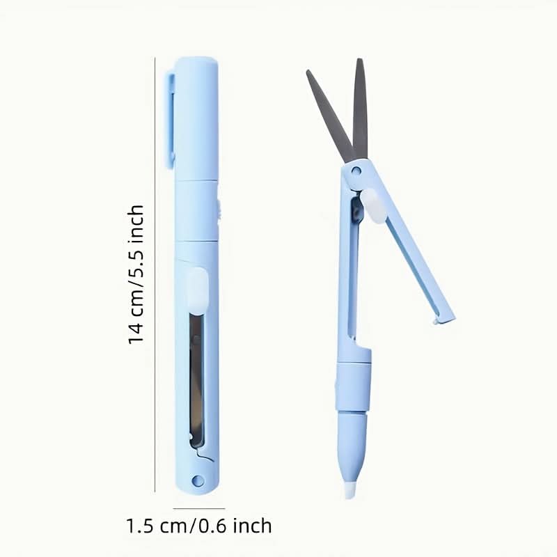 Portable Folding Scissors – Pen-Style Stainless Steel Scissors