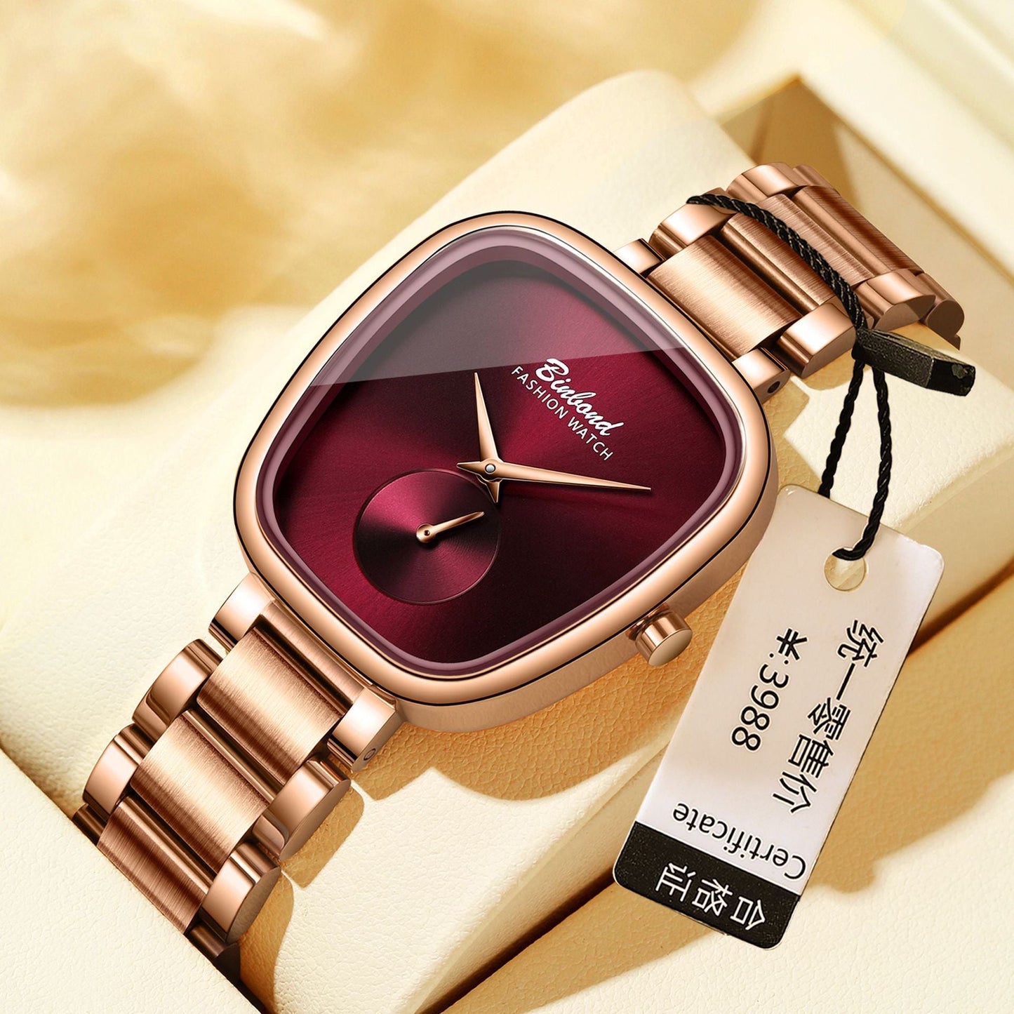Binbond Waterproof Stainless Steel Quartz Watch for women & Girls