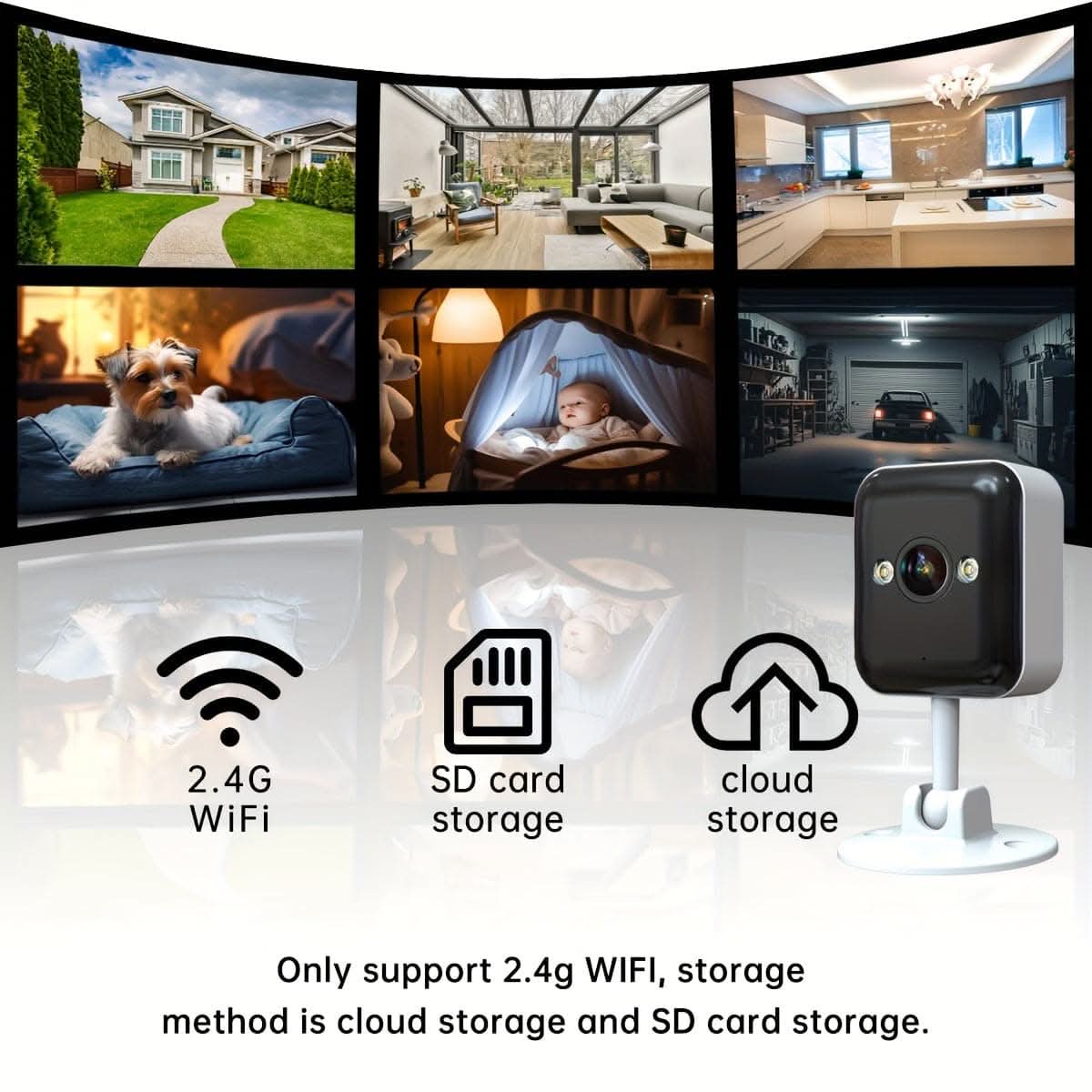 4-Piece 1080P Full HD Wireless Security Camera System
