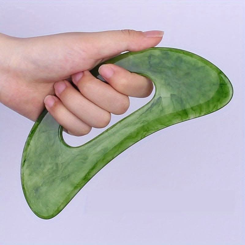 Gua Sha Scraping Massage Tools – Jade Facial Massager