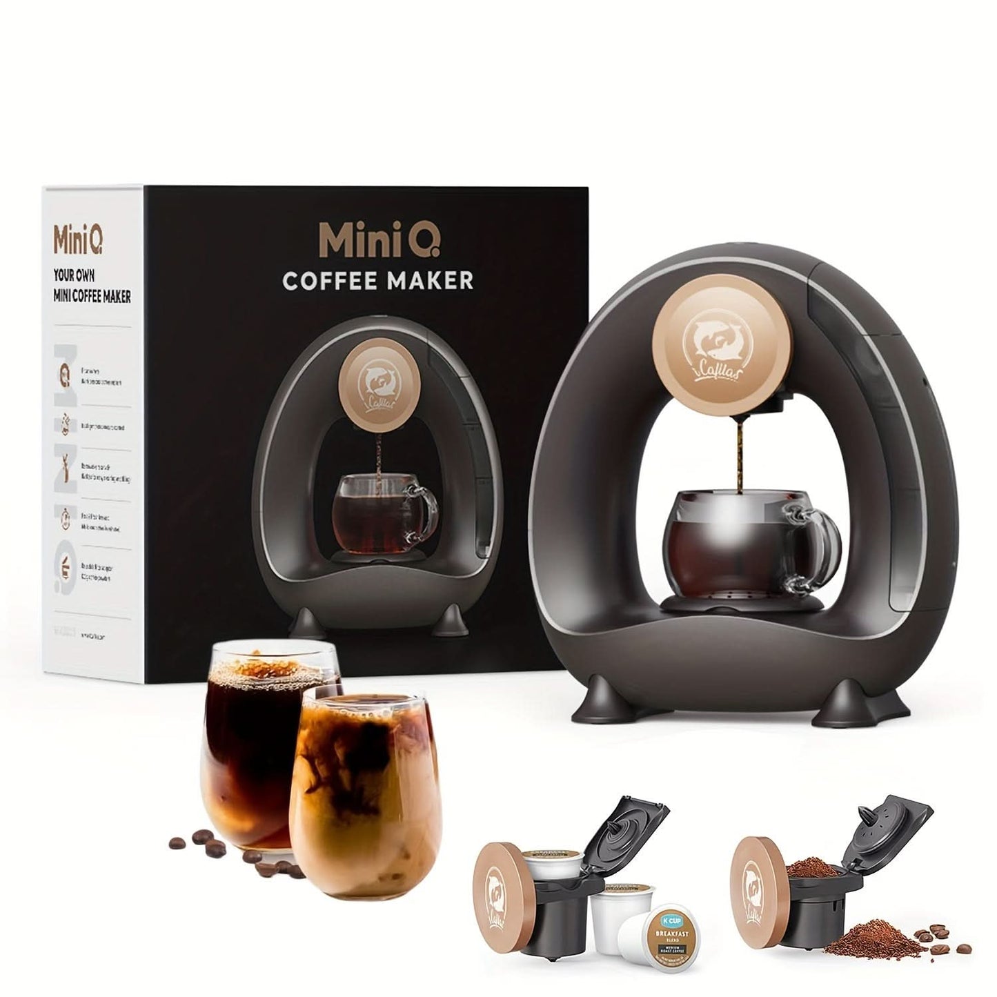 Compact Single Serve Travel Coffee Maker