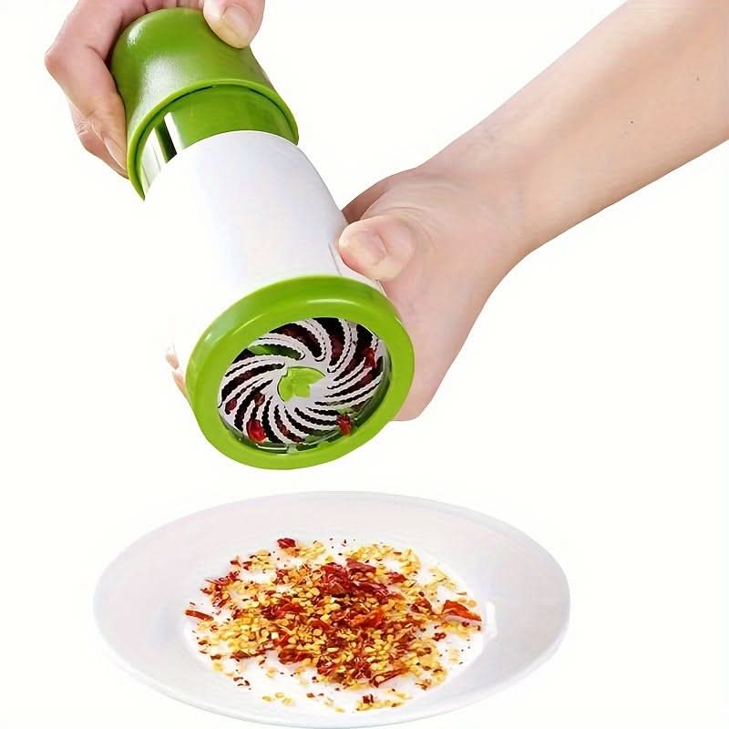 Deluxe Handheld Herb Crusher - Manual Spice Grinder for Fresh Herbs